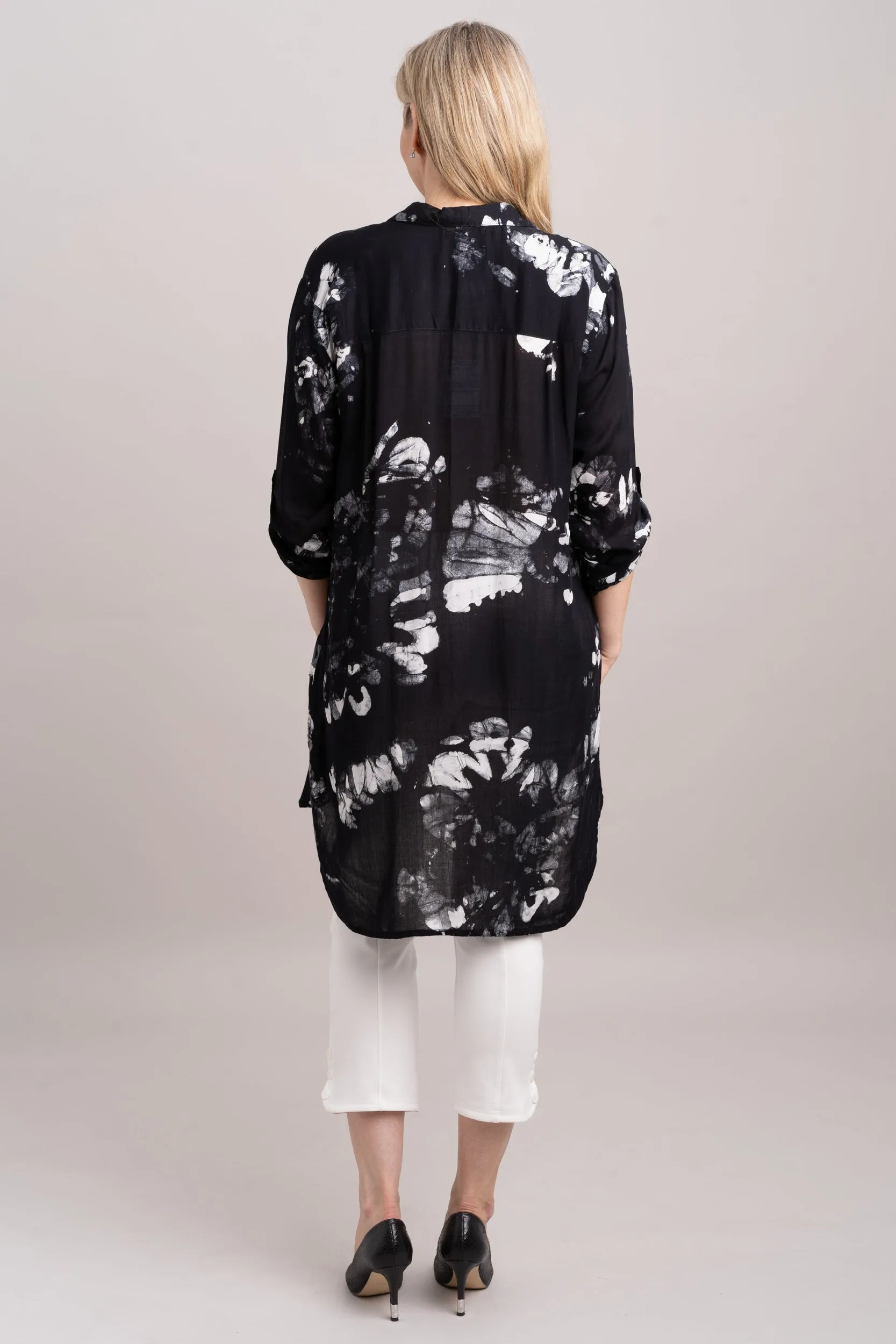 Annabelle Tunic, Moon Flower -Final Sale