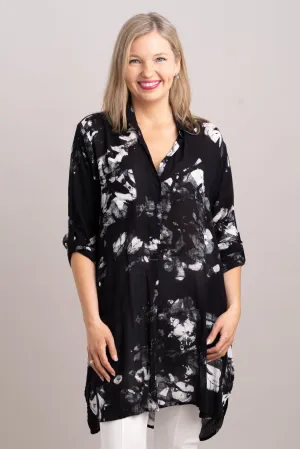 Annabelle Tunic, Moon Flower -Final Sale