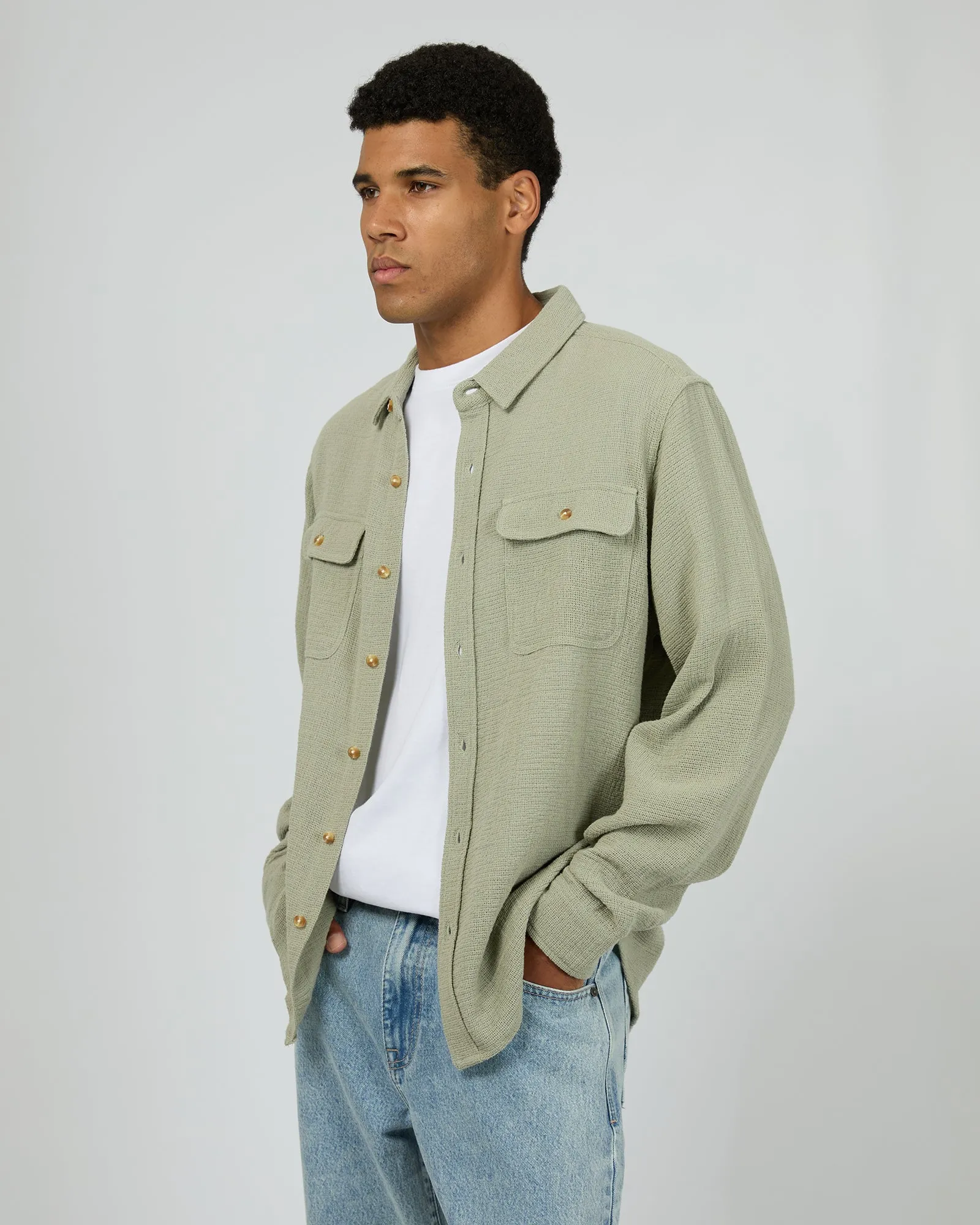 Aspen L/S Shirt - Sage