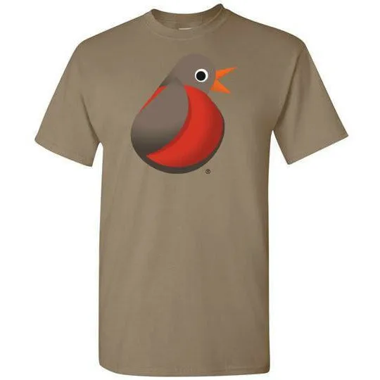 Bird Cotton Short Sleeve Shirt by Robin
