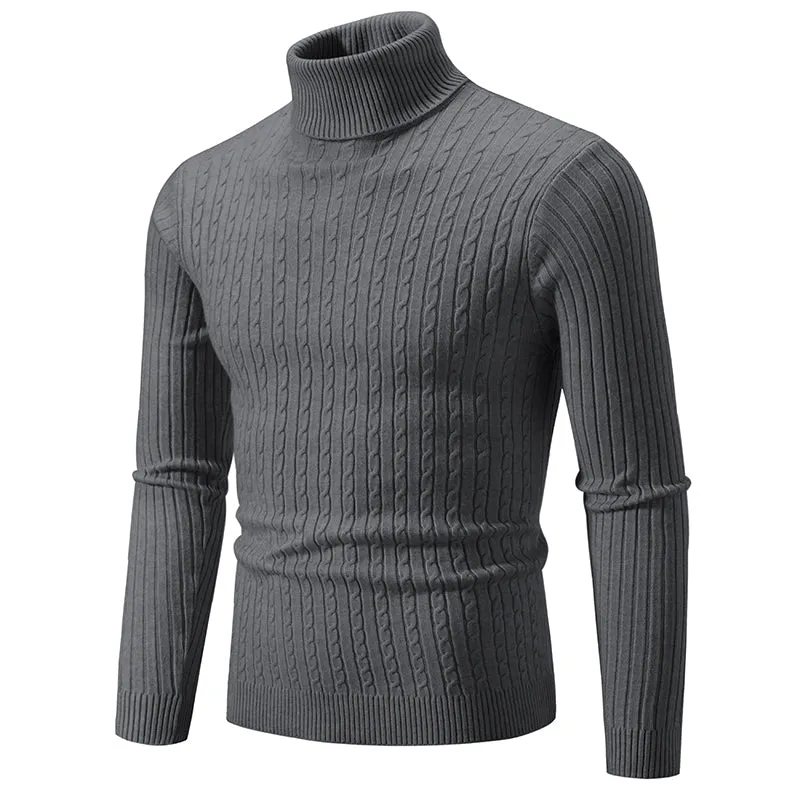Cooper - Ribbed Turtleneck Sweater