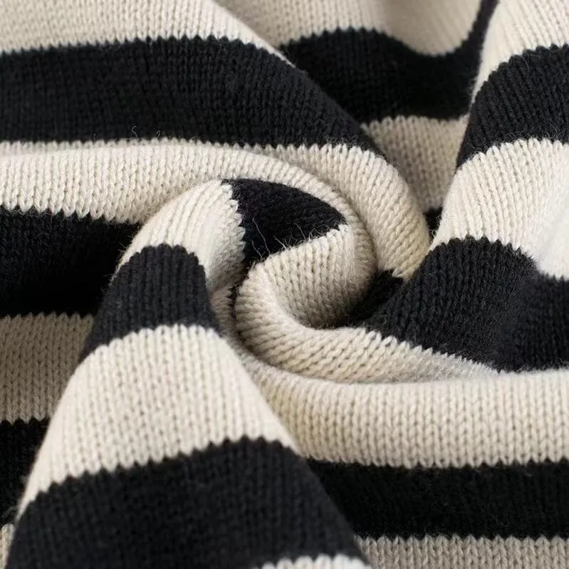 Cora Striped Turtleneck Sweater