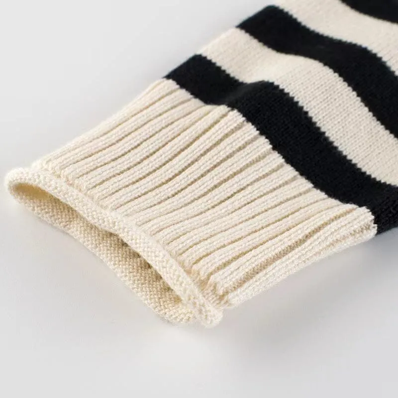 Cora Striped Turtleneck Sweater