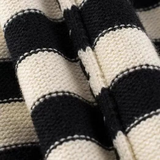 Cora Striped Turtleneck Sweater