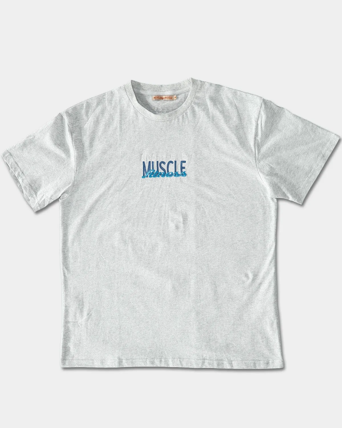 Embroidered Sports Tee - Grey