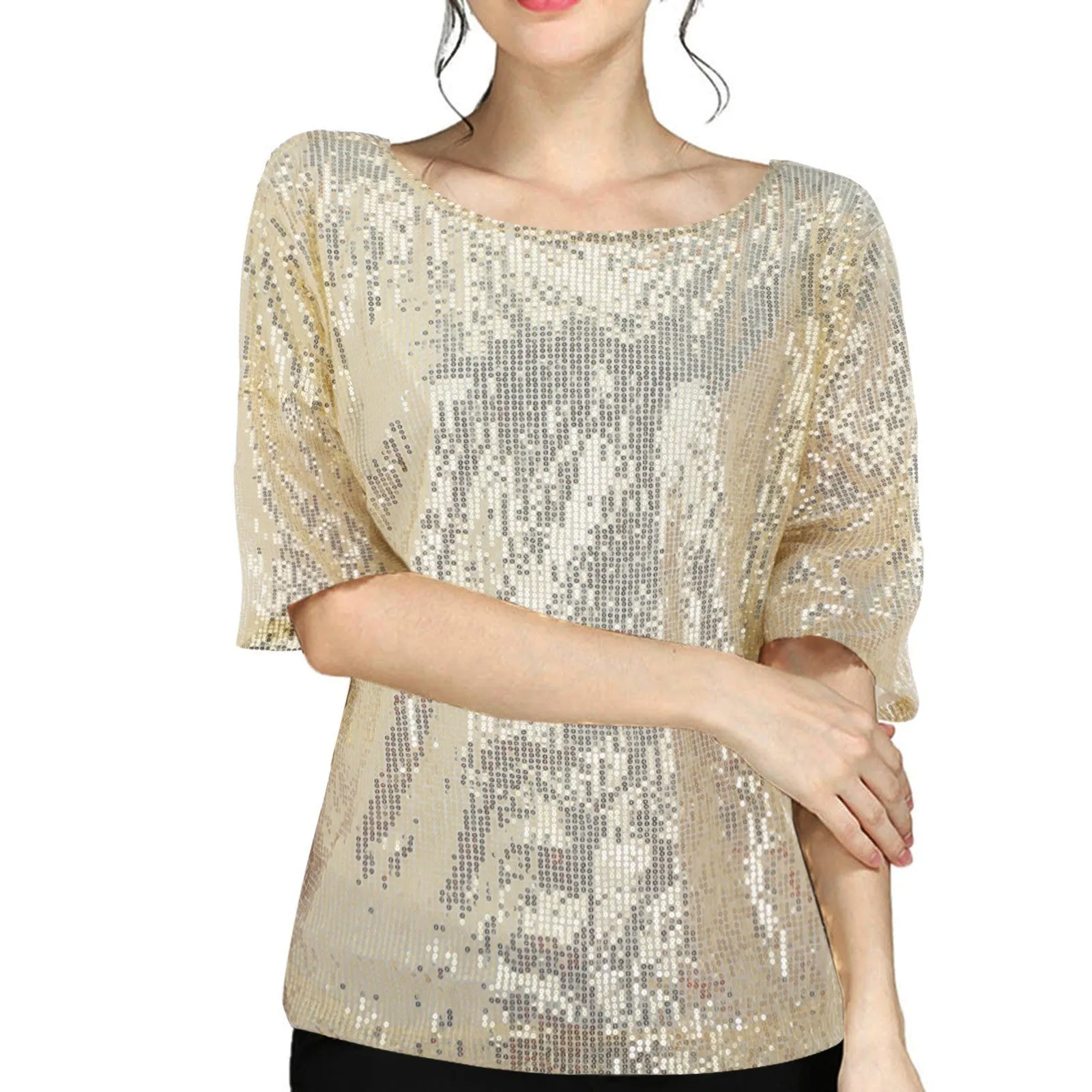 Fashion Short Sleeve Solid Color Shirt
