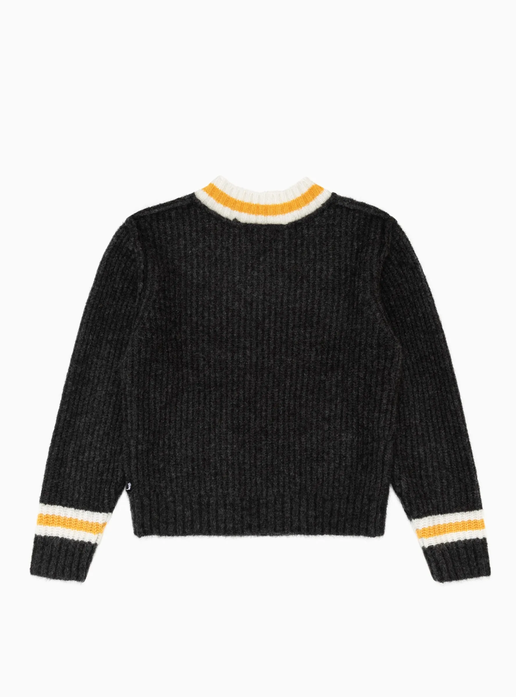 Mohair Tennis Sweater Charcoal