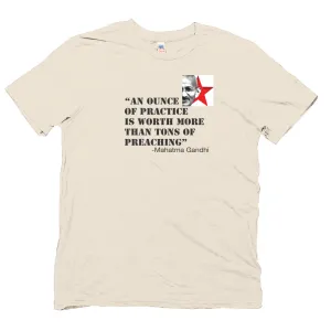 Organic Cotton t-hsirt with Gandhi quote