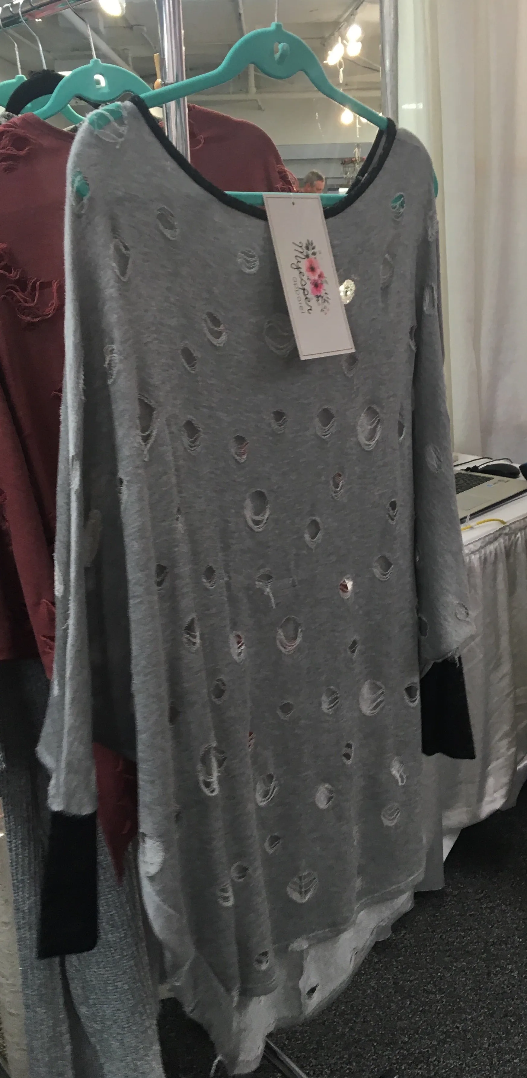 Rockin’ Cutout Distressed Tunic
