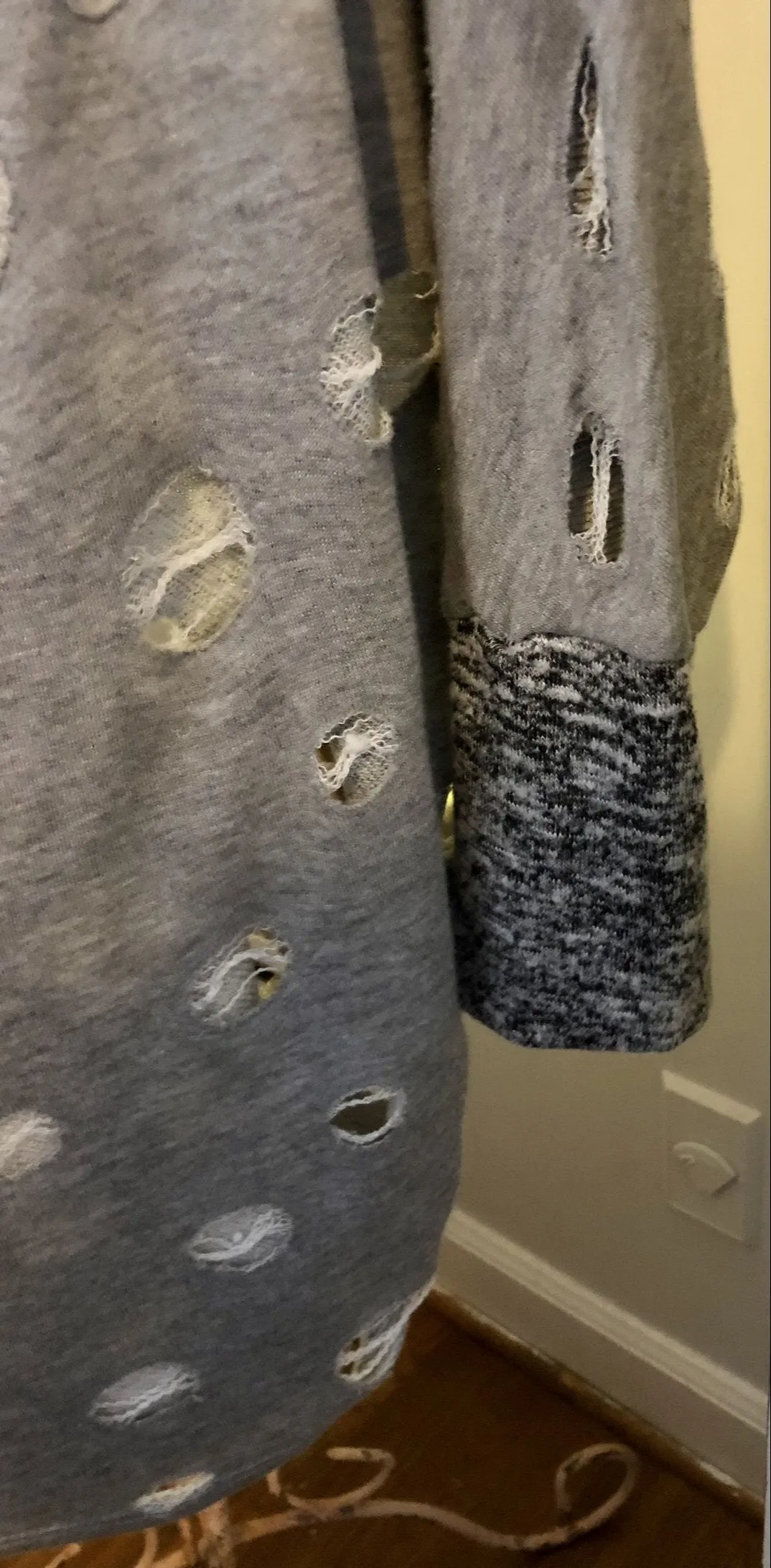 Rockin’ Cutout Distressed Tunic