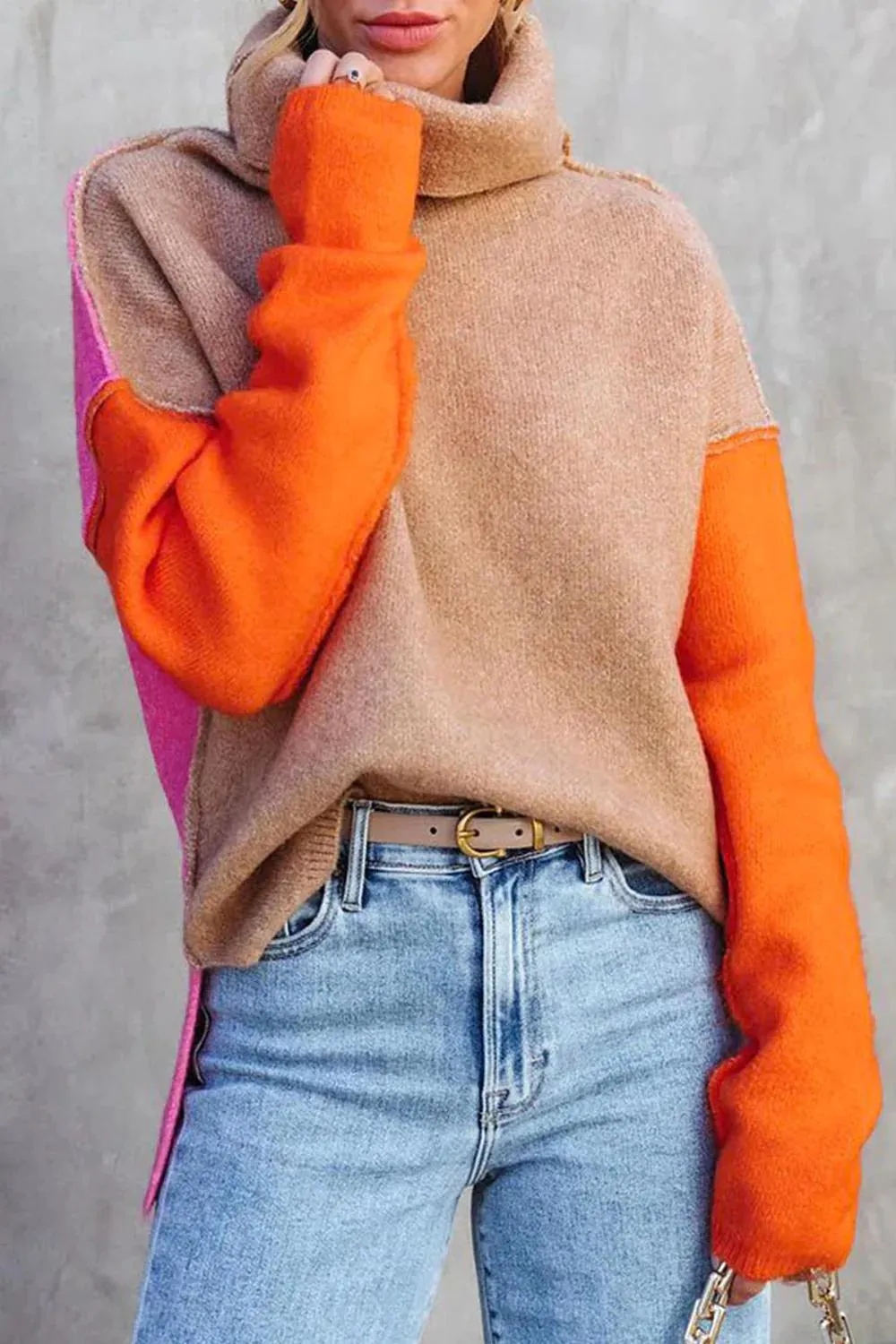 Sloane  Relaxed Turtleneck Sweater