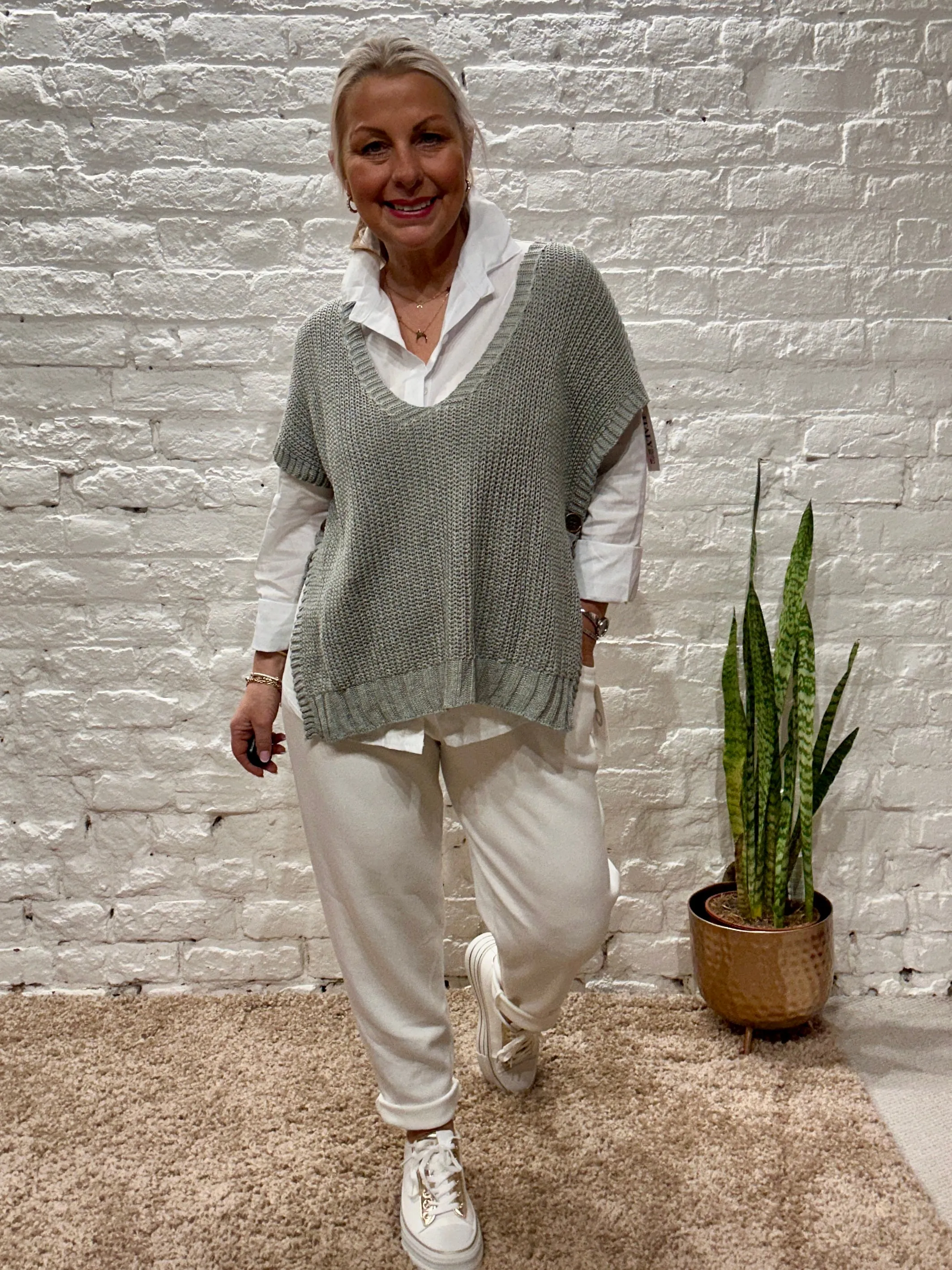 The Talia Tank And Shirt Combination To Piece Set