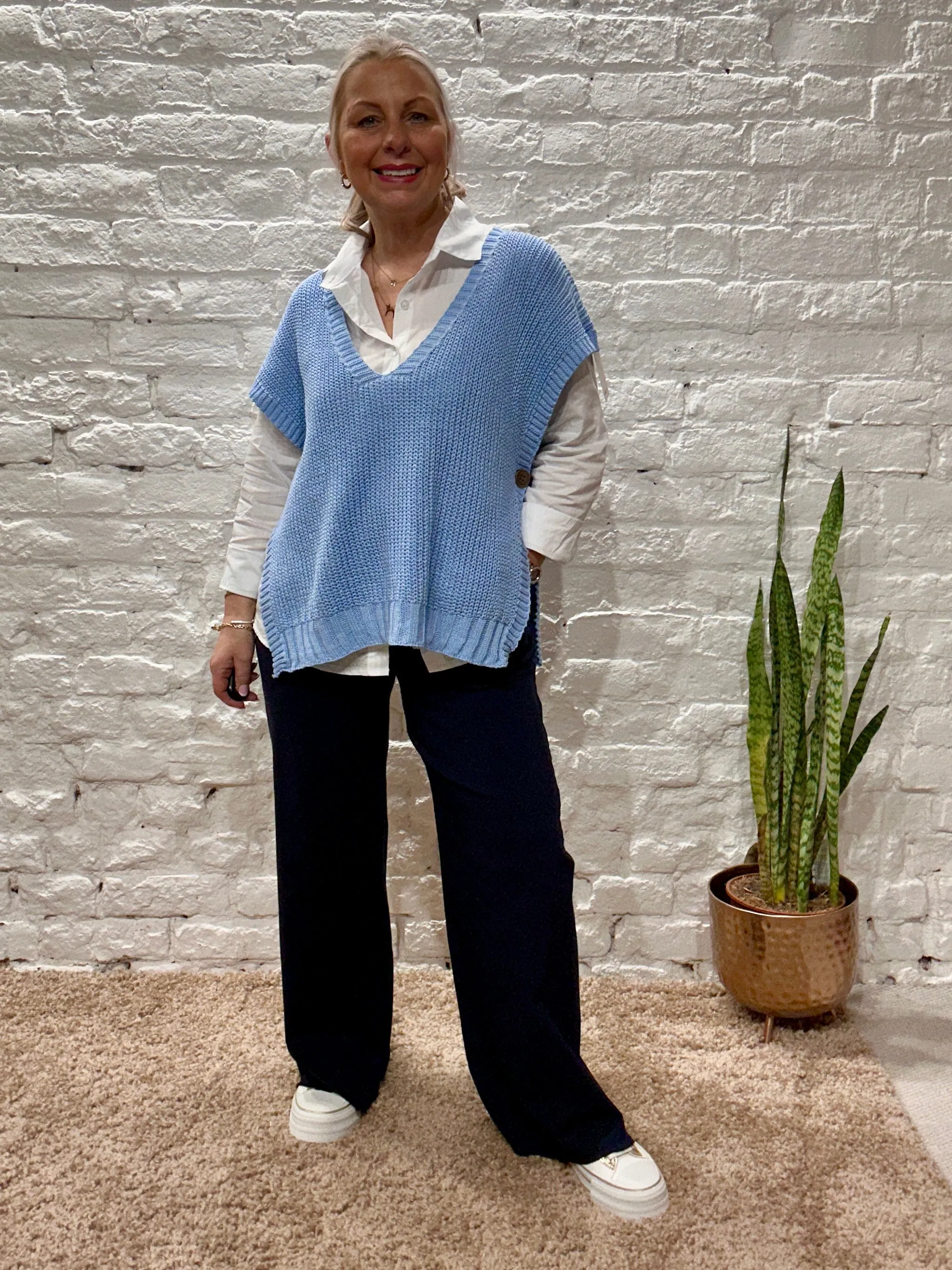 The Talia Tank And Shirt Combination To Piece Set