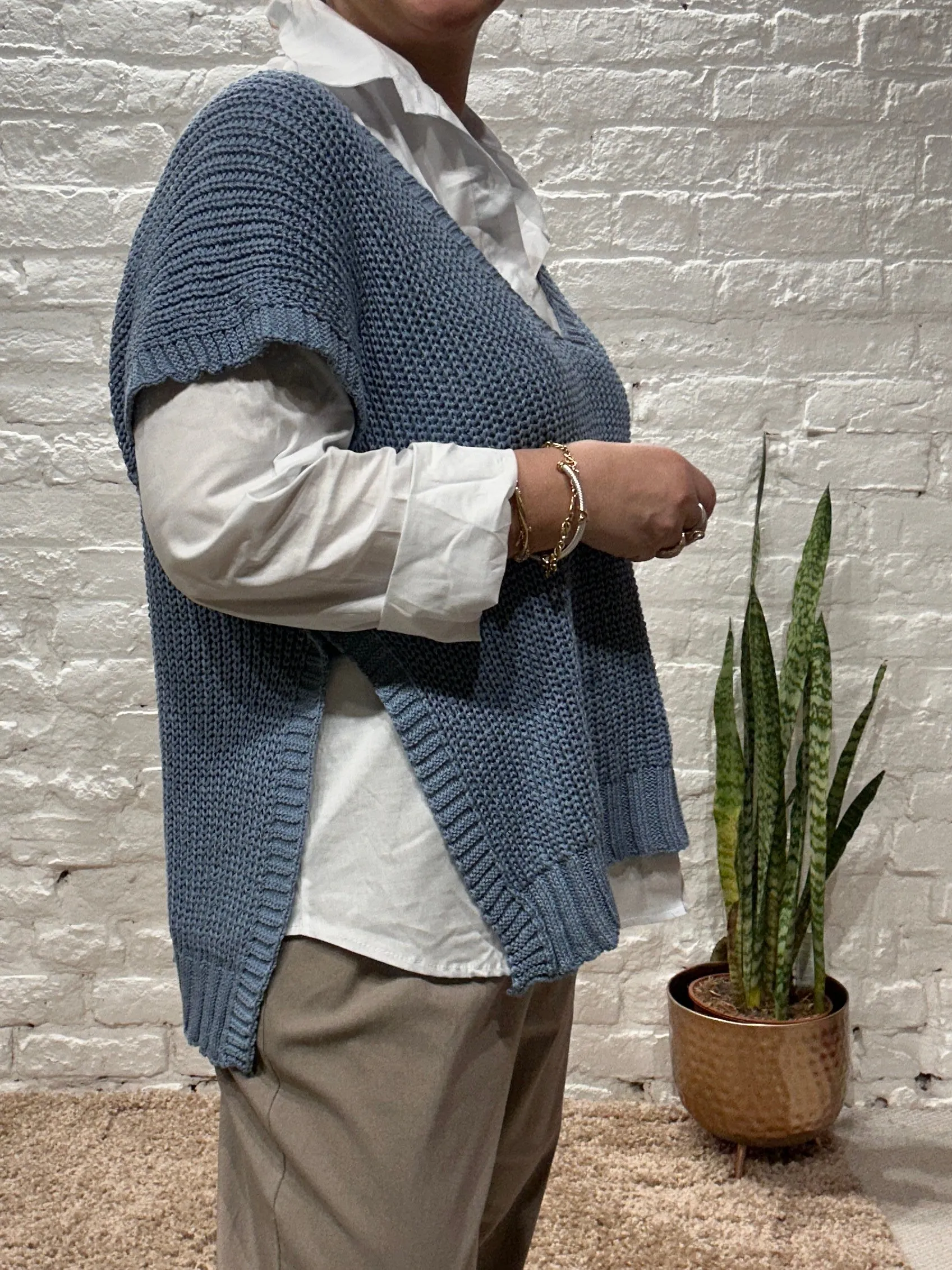 The Talia Tank And Shirt Combination To Piece Set