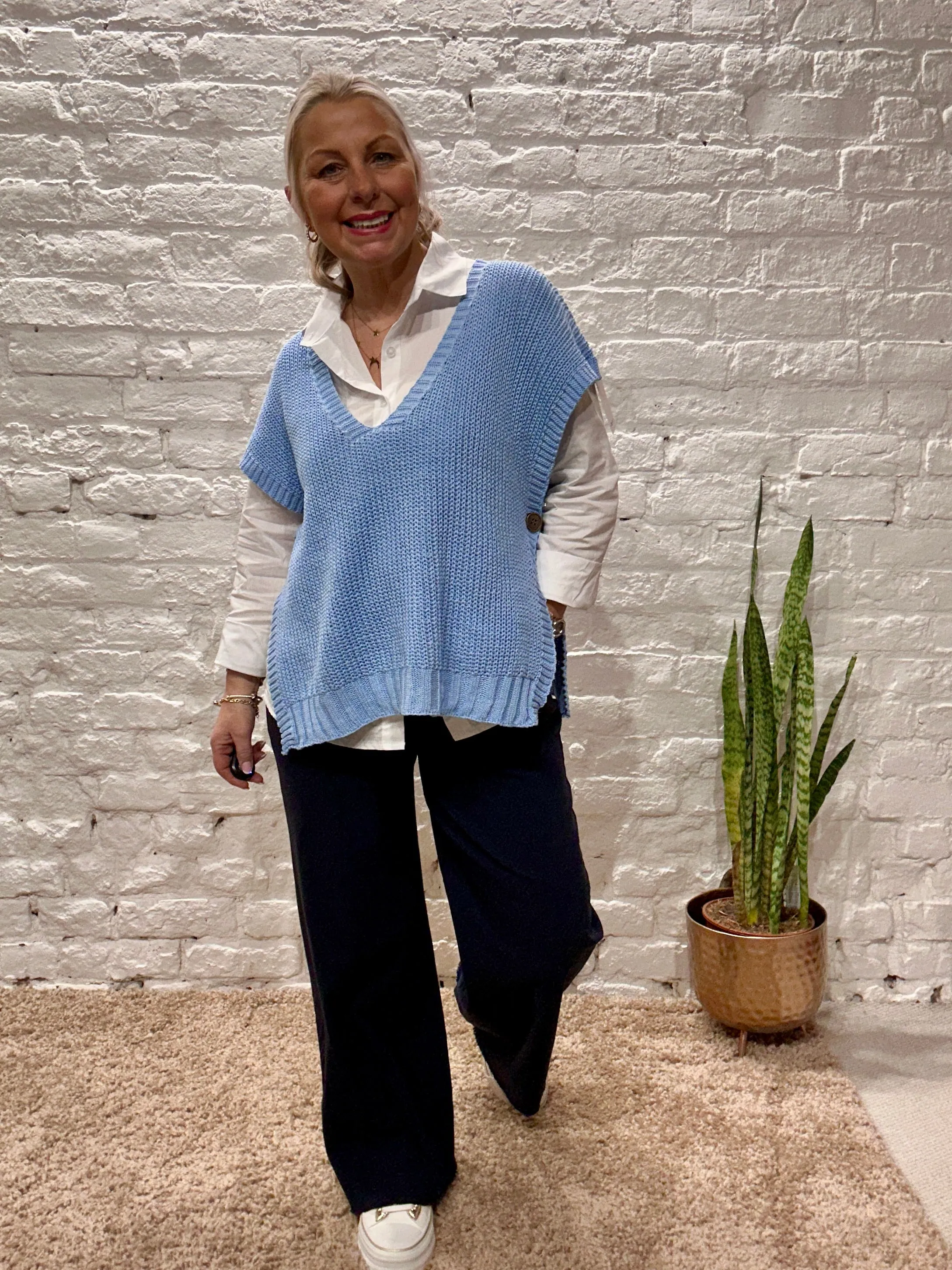 The Talia Tank And Shirt Combination To Piece Set
