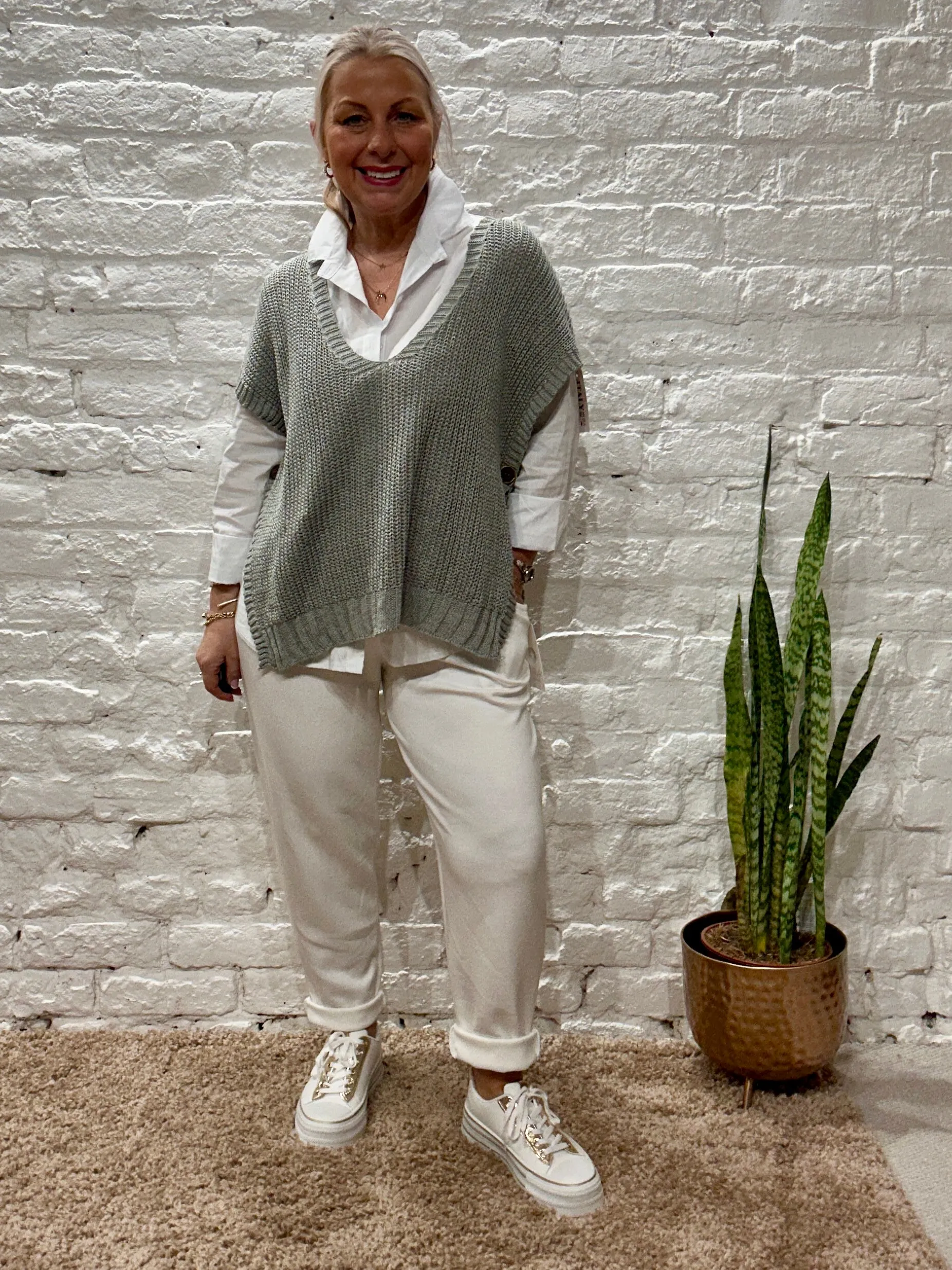 The Talia Tank And Shirt Combination To Piece Set