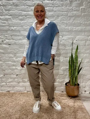The Talia Tank And Shirt Combination To Piece Set