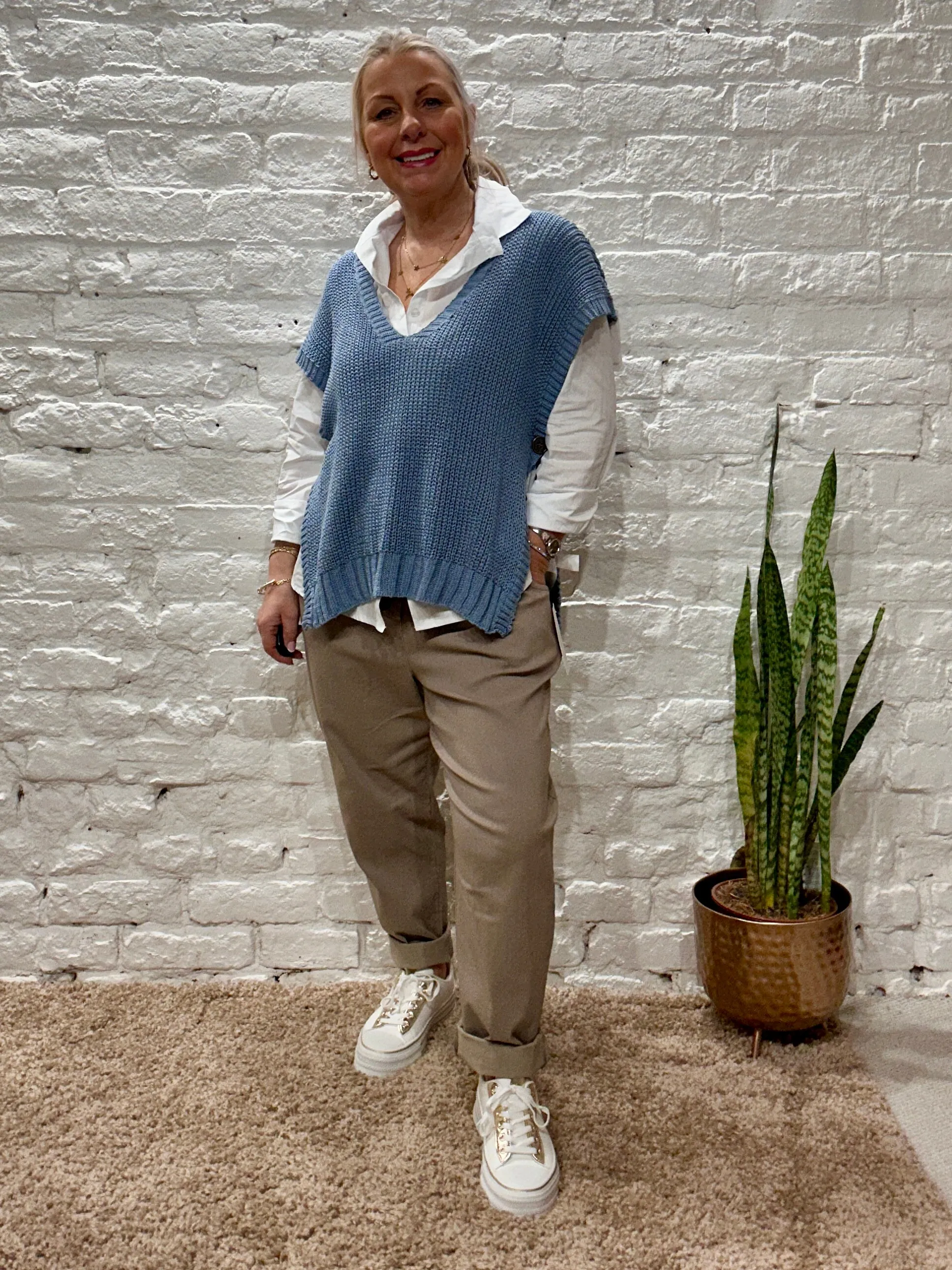 The Talia Tank And Shirt Combination To Piece Set