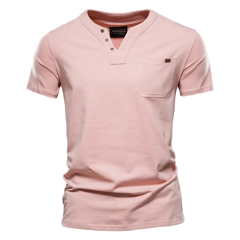 West Louis Casual Cotton Mens Summer T Shirts