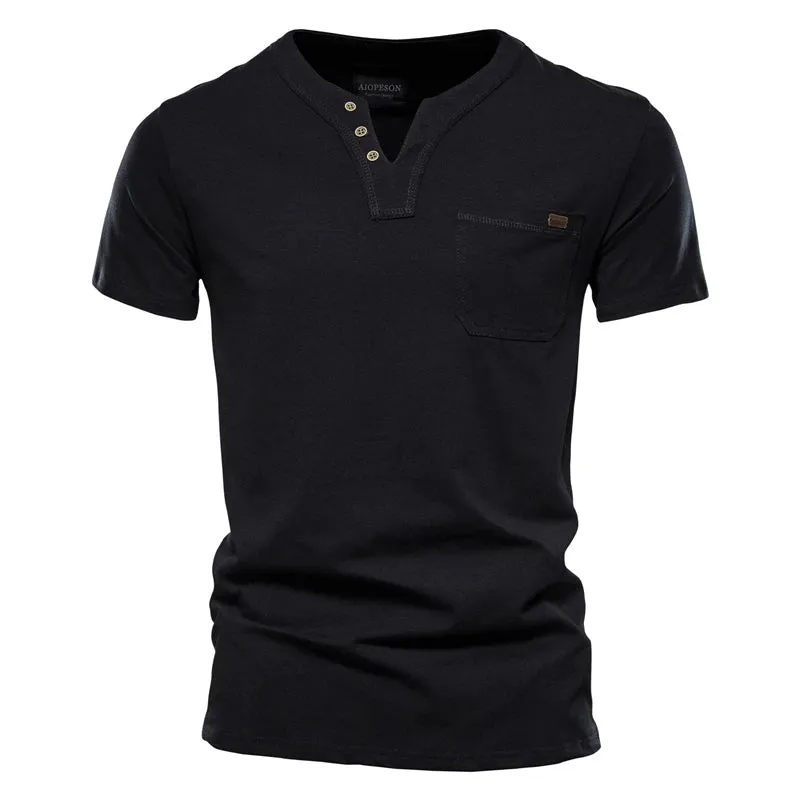 West Louis Casual Cotton Mens Summer T Shirts