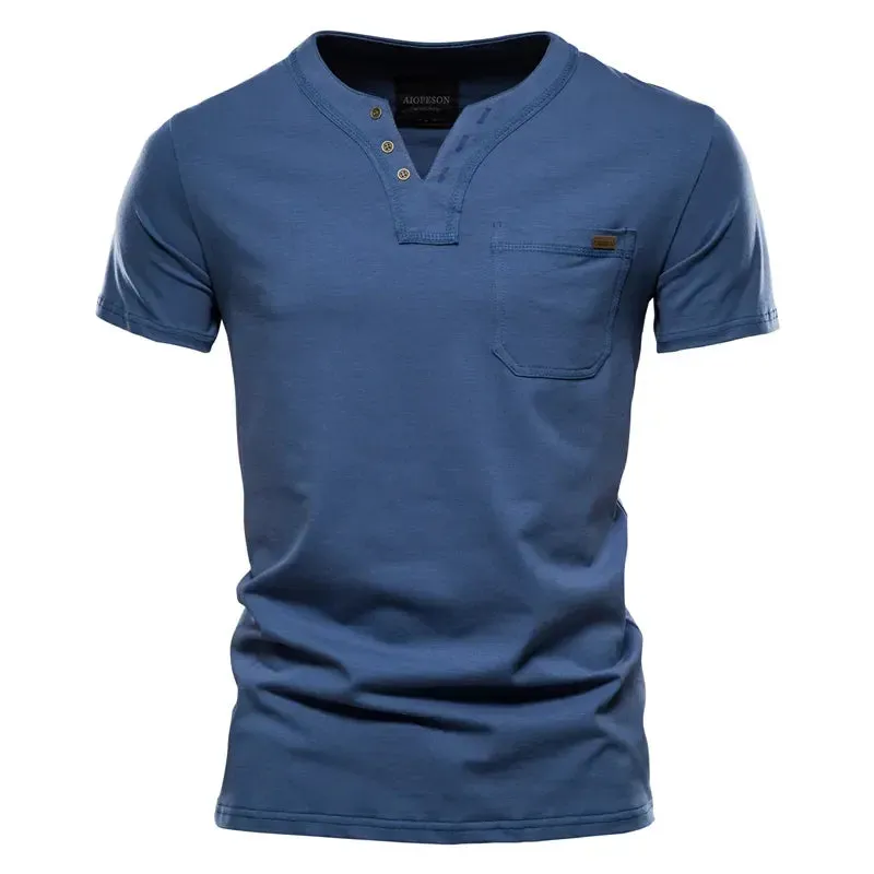 West Louis Casual Cotton Mens Summer T Shirts