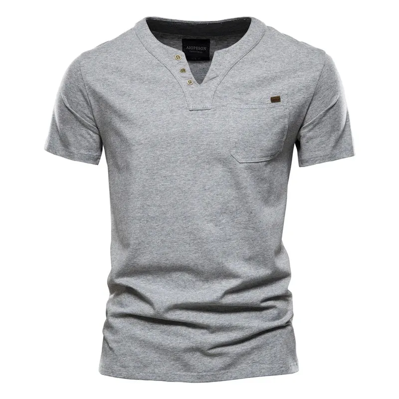 West Louis Casual Cotton Mens Summer T Shirts