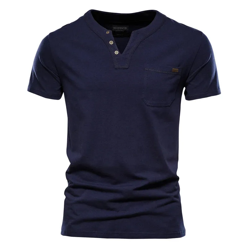 West Louis Casual Cotton Mens Summer T Shirts