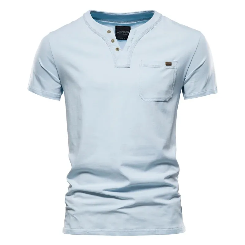 West Louis Casual Cotton Mens Summer T Shirts