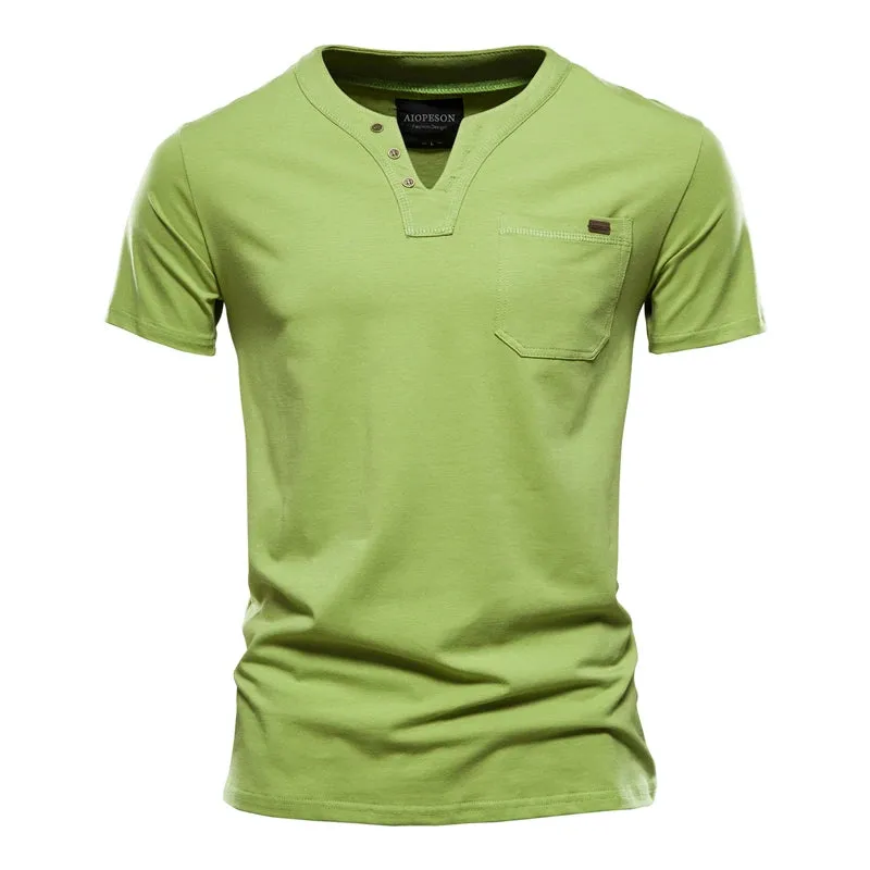 West Louis Casual Cotton Mens Summer T Shirts